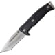 TAC Force Linerlock A/O Folding Knife, 5in Closed, 3.63in Stonewash 3Cr13 SS Tanto Blade, Black Anodized Aluminum Handle, Thumb Stud, Pocket Clip, TF-969BK