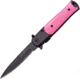 TAC Force Milano Linerlock A/O Folding Knife,3.125in,Black,Pink,Composition Handle TF438BPK