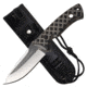 Tac Force Fixed Blade Knive, 4in Blade, Stonewashed Finish, 3CR13 Steel Blade Knive, Black/Tan, TF-FIX008TN
