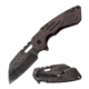 TAC Force TF-967W Spring Assisted Knife, 3.25in, 3CR13 Stainless Steel, Sheepfoot, Stonewashed Blade, Aluminum Handle, Stonewash, TF-967W