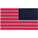 Tactical Assault Gear IR American Flag Patch Right Red White Blue 956161