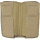 Tactical Assault Gear MOLLE Enhanced Magnet Pistol Double Magazine Pouch - Coyote Tan 956263