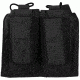 Tactical Assault Gear MOLLE Shingle/Pistol Enhanced 2 Mag Pouch Black 812208