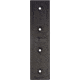 Tactical Precision Manufacturing M-LOK ARCA Rail, 6in, ARCA-AL-BLK-6