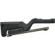 Tactical Solutions Barrel &amp; Stock Combo - Matte Olive Drab Takedown Barrel w/ Black Magpul Backpacker Stock, TDC-MOD-B-BLK