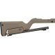 Tactical Solutions Barrel &amp; Stock Combo - Matte Olive Drab Takedown Barrel w/ Flat Dark Earth Magpul Backpacker Stock, TDC-MOD-B-FDE