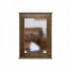Tactical Walls 1420 Sliding Mirror Bundle, Inserts Mirror Cover, 2 Large Attachment Magnets, Dutch Walnut, BM20SLDWBKMRN52