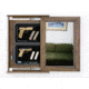 Tactical Walls 1420 Sliding Mirror Bundle, Inserts And Safe Mirror Cover, 2 Large and 1 Small Attachment Magnets, Dutch Walnut, BM20SLDWSAFEMRN52