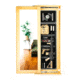 Tactical Walls 1450 Sliding Mirror Bundle, Inserts And Safe Mirror Cover, 2 Large and 1 Small Attachment Magnets, Early American, BM50SLEASAFEM2N52