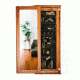 Tactical Walls 1450 Sliding Mirror Bundle, Inserts Mirror Cover, 2 Large and 1 Small Attachment Magnets, Cherry, BM50SLCHBKM2N52