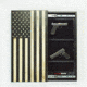 Tactical Walls FoV x TW Concealment Flag, Black and White, 16.5W x 32H x 3D, SSFOVTWSD