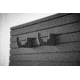 Tactical Walls ModWall Horizontal Racks for Rail, Black, MWHRACKRAIL
