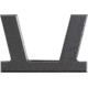 Tactical Walls ModWall Double Stack Hanger, Duo Facing, Black, MW9MM2