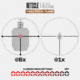 Tacticon Armament Apex Falcon 1-6x24mm 30mm Tube First Focal Plane LPVO Rifle Scope, Illuminated Mil Reticle with Windage/Elevation, Black, APXFALC16X24