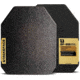 Tacticon Armament AR500 Level 3 Body Armor Plates, 8x10 in, SAPI Cut, Black, STL500-8x10-SAPI