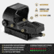 Tacticon Armament Predator V2 Red/Green Dot Reflex Sight, Black, PRDV200