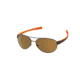 Tag Heuer 0253 Progressive Prescription Sunglasses, Matte Chocolate Frame - Brown/Orange Temples Frame, Outdoor Brown Lens-0253-708PR