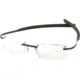 Tag Heuer 0341 Bifocal Prescription Eyeglasses, Matte Black Frame - Black Temples Frame, Clear Lens-0341-005BI