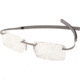 Tag Heuer 0342 Bifocal Prescription Eyeglasses, Sand Frame - Black/Light Grey Temples Frame, Clear Lens-0342-001BI