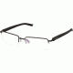 Tag Heuer 8207 Single Vision Prescription Eyeglasses, Black Frame - Black Temples Frame, Clear Lens-8207-001SV