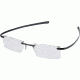Tag Heuer C-Flex Eyeglasses, Black Ceramic Frame/Carbon Temples, Clear Lens 0712-002