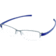 Tag Heuer Track Eyeglasses, Anthracite Ceramic Frame/Smart Blue Temples, Clear Lens 7201-016