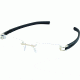 Tag Heuer Track S Eyeglasses, Pure Frame/Black Black Temples, Clear Lens 7643-011