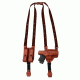 Tagua Gunleather Leather Shoulder Holster, Left Hand, 1911 5in, Brown, SH4-202
