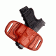 Tagua Gunleather Anniversary Multifit - Quick Draw Belt Holster, Glock 19-23-32, Right Hand, Black, ANNI-MULTI-BH3-310