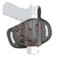 Tagua Gunleather Quick Draw Leather Belt Holster, Glock 43/43X/48, S.Sauer P365 - 9mm, Right Hand, Brown, TX-LOCK-R-QD-357