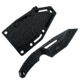 Takumitak Big Head Fixed Blade Knife, 3.25 in Blade , 3cr13, Black, TKF3S02