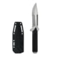 Takumitak Escort Fixed Blade Knife, 5.5in, D2, Drop Point, G10 Handle, Silver, TKF213SL