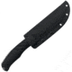 Takumitak Exit Point Fixed Blade Knife, 5.5in, D2, Drop Point, G10 Handle, Silver, TKF211SL