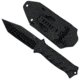 Takumitak Fulcrum Fixed Blade Knife, 4.5in, D2, Tanto, G10 Handle, Black, TKF201BK