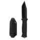 Takumitak Fulcrum Fixed Blade Knife, 4.5in, D2, Tanto, G10 Handle, Black, TKF201BK