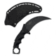 Takumitak Midnight Fixed Blade Knife, 4.75 in Blade , 3cr13, Black, TKF307