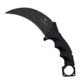 Takumitak Midnight Fixed Blade Knife, 4.75 in Blade , 3cr13, Black, TKF307