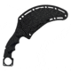 Takumitak Midnight Fixed Blade Knife, 4.75 in Blade , 3cr13, Black, TKF307