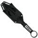 Takumitak Missing Screw Fixed Blade Knife, 4 in Blade, 3cr13, Black, TKF302
