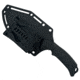 Takumitak Neuter Fixed Blade Knife, 4.5 in Blade , 3cr13, Black, TKF319