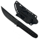 Takumitak Ninja Fixed Blade Knife, 4.25 in Blade , 3cr13, Black, TKF313