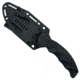 Takumitak Obsidian Fixed Blade Knife, 4.25 in Blade , 3cr13, Black, TKF317