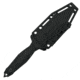 Takumitak Protector Fixed Blade Knife, 4.5 in, 3cr13, Black, TKF303