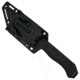 Takumitak Scalpel Fixed Blade Knife, 4.5 in Blade , 3cr13, Black, TKF312