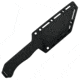 Takumitak Scalpel Fixed Blade Knife, 4.5 in Blade , 3cr13, Black, TKF312