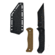 Takumitak Scalpel Fixed Blade Knife, 4.5 in Blade , 3cr13, Black, TKF312