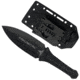 Takumitak Sentinel Fixed Blade Knife, 5.5in, D2, Spear Point, G10 Handle, Black, TKF203BK
