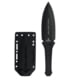 Takumitak Sentinel Fixed Blade Knife, 5.5in, D2, Spear Point, G10 Handle, Black, TKF203BK