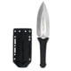 Takumitak Sentinel Fixed Blade Knife, 5.5in, D2, Spear Point, G10 Handle, Silver, TKF203SL