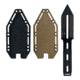Takumitak Silence Fixed Blade Knife, 4.25 in Blade , 3cr13, Black, TKF311